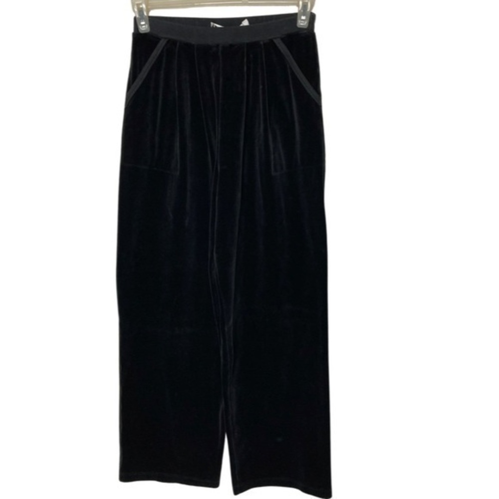 Sonia Rykiel velour wide leg pants‎